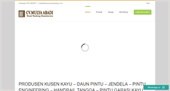 Desktop Screenshot of kusenpintujendelakayu.com